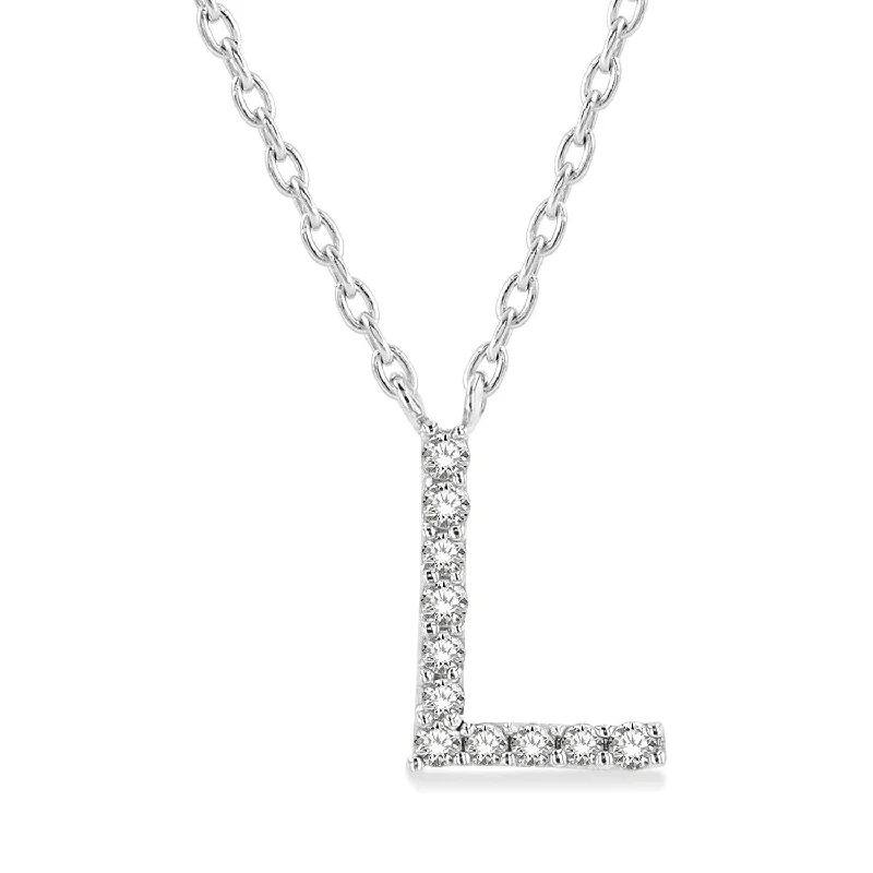 personalized message pendant necklace -Diamond Necklace