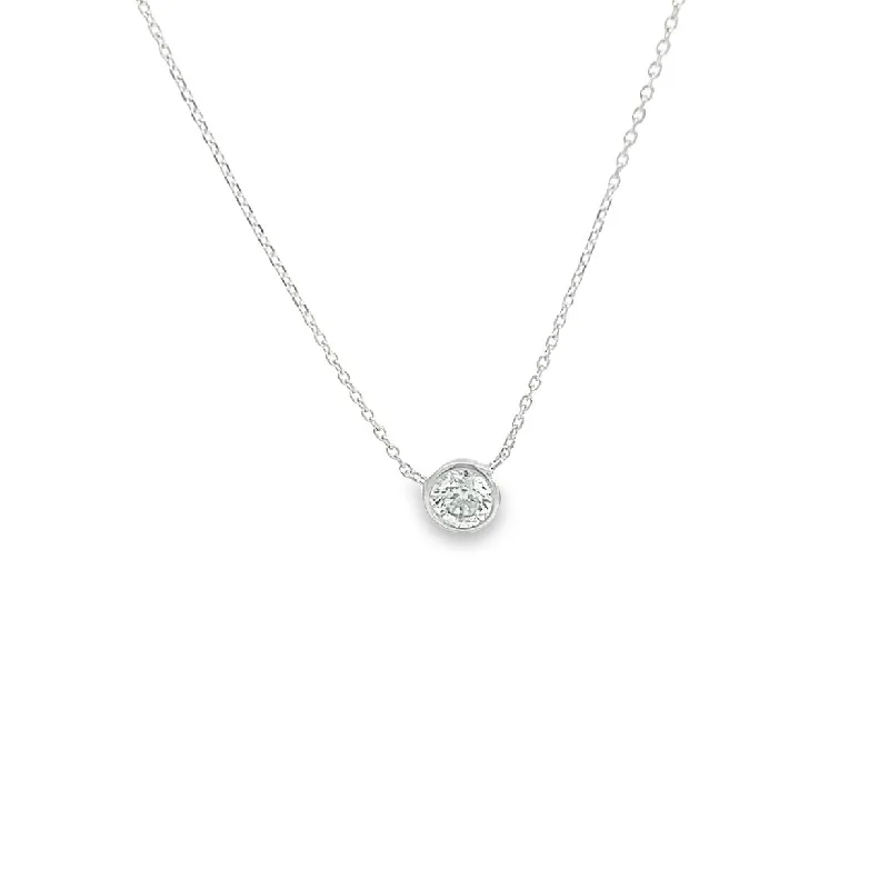 engraved gemstone pendant necklace -Diamond Necklace