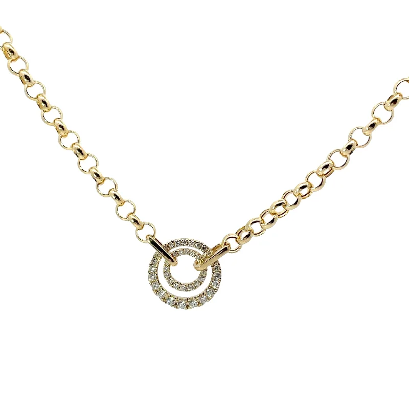 crystal and pearl pendant necklace -Diamonds Necklace