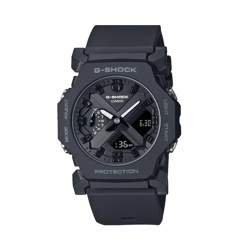 sport watches for men with dual time zones and advanced features -Casio G-SHOCK Resin Analogue Digital Watch GA2300-1A