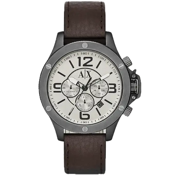 men's watches with quartz movements and stylish leather bands -Armani Exchange AX1519 Men Watch