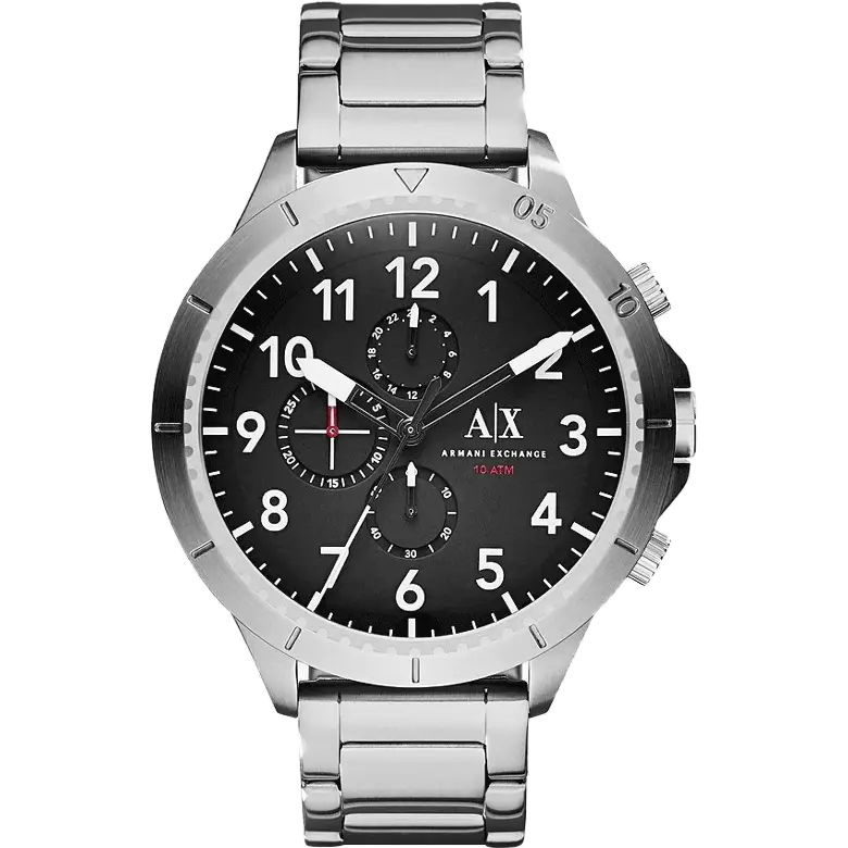 men's watches with large faces and multi-function digital features -Armani Exchange AX1750 Men Watch