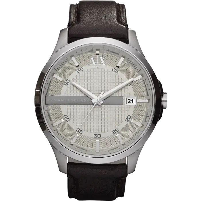 high-end men’s watches with titanium cases and leather straps -Armani Exchange AX2100 Men Watch