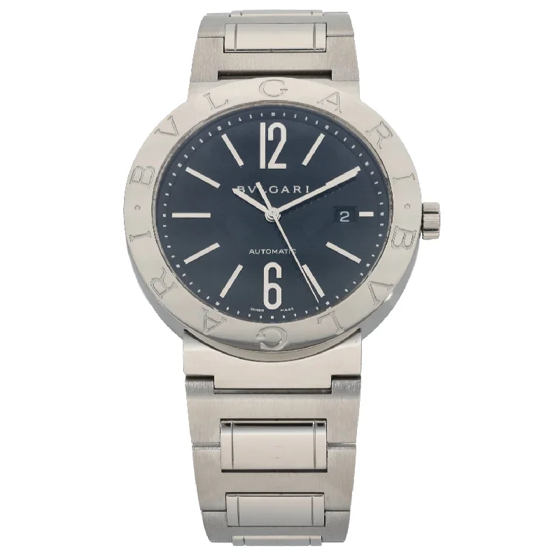 high-tech sport watches for men with Bluetooth connectivity -Bvlgari BB 42 SS 42mm Stainless Steel Watch