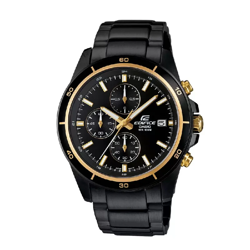 women's watches with modern design and interchangeable straps -Casio EDIFICE ED528 Silver Dial Chronograph Men's Watch