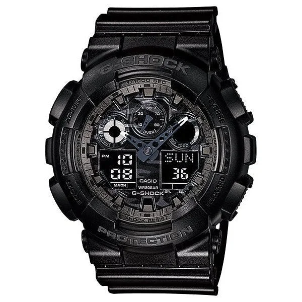 men's watches with large faces and bold, sporty designs -GA100CF-1A