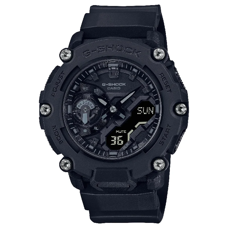 sport watches for men with dual time zones and advanced features -GA2200BB-1A