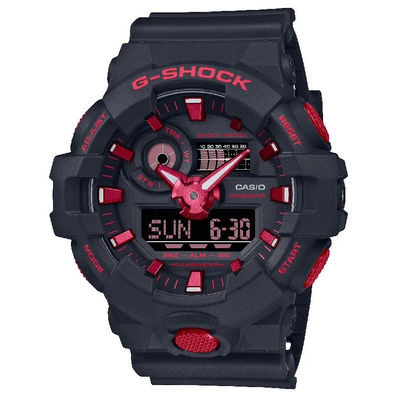 rugged sport watches for men with shockproof and waterproof capabilities -GA700BNR-1A