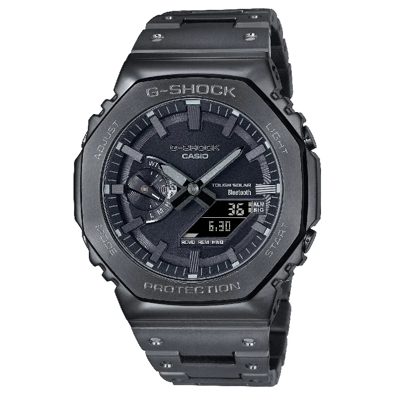 rugged men's watches with fitness tracking and high water resistance -GMB2100BD-1A