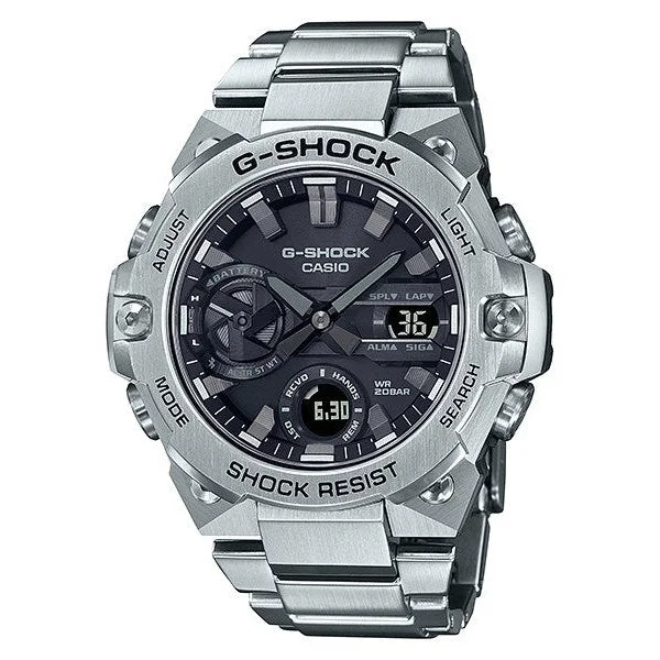 rugged sport watches for men with shock resistance and waterproof features -GSTB400D-1A