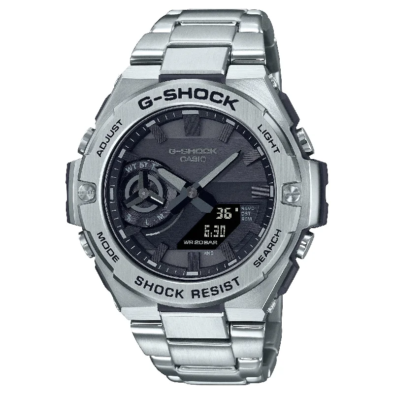 watches for men with chronograph functions and interchangeable bands -GSTB500D-1A1