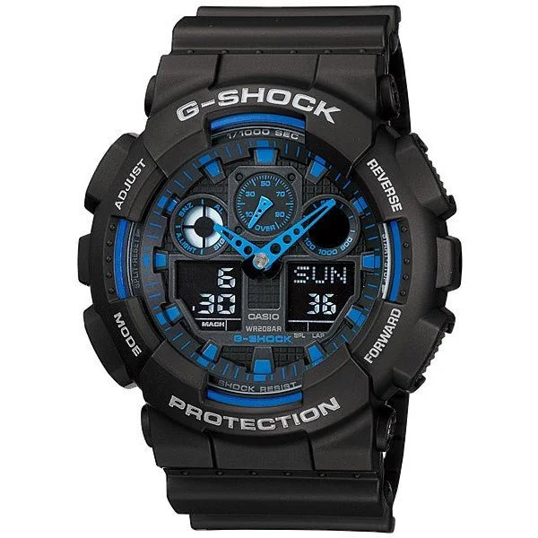 sport digital watches for men with heart rate monitoring and step counting -GA100-1A2