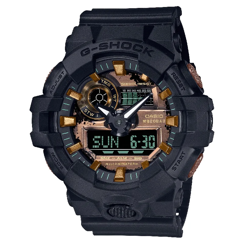 high-tech men's watches with advanced fitness tracking and alerts -GA700RC-1A