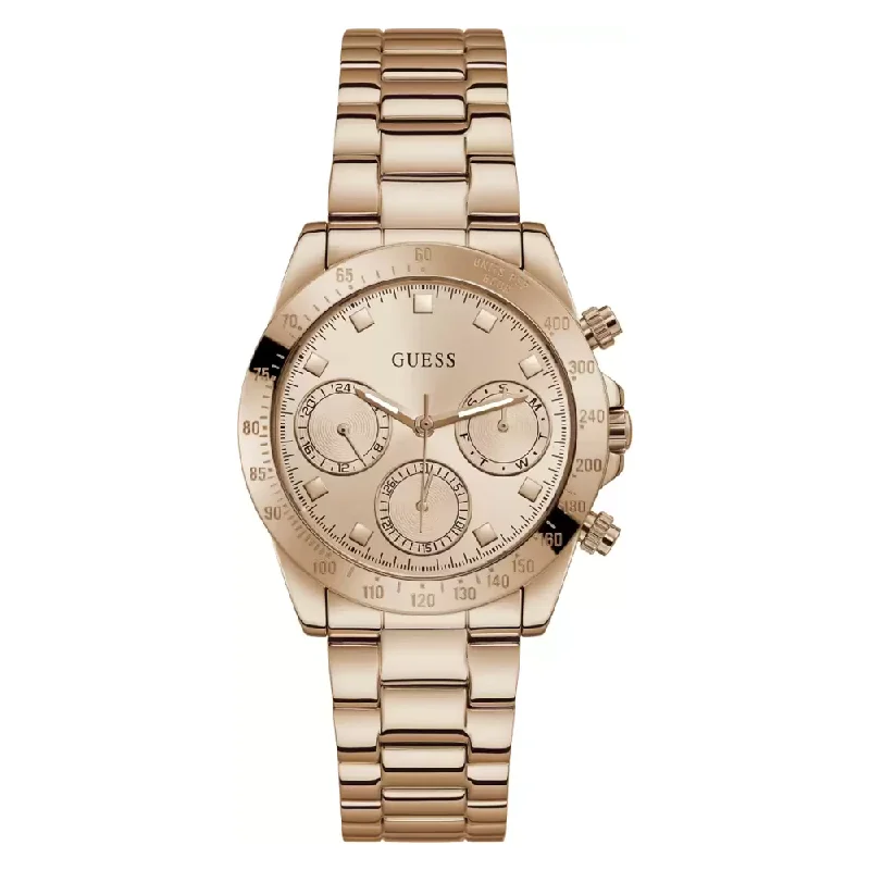 women’s watches with elegant designs and interchangeable leather bands -GUESS GW0314L3 Eclipse Chronograph Watch For Women