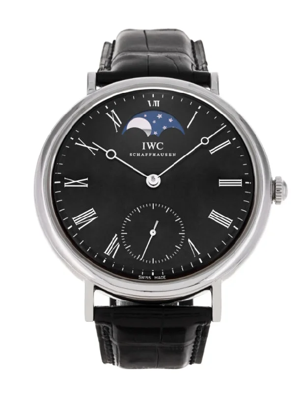 sport digital watches for men with heart rate monitoring and step counting -IWC Vintage Portofino Hand Wound Mens Watch