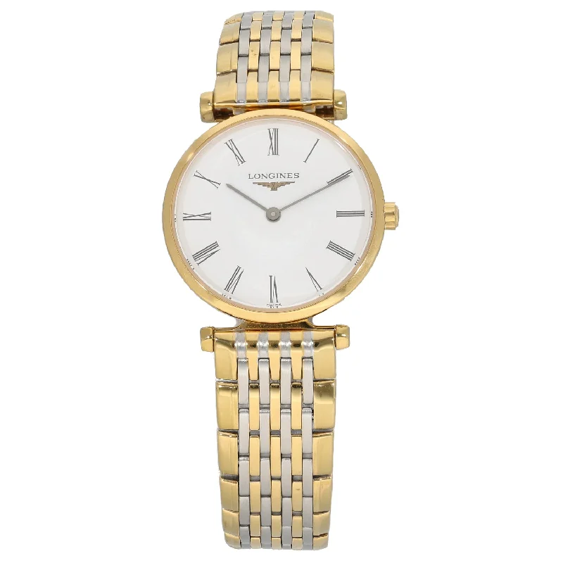 solar-powered watches for men with stainless steel and durable designs -Longines La Grande Classique L4.209.2 24mm Gold Plated Watch