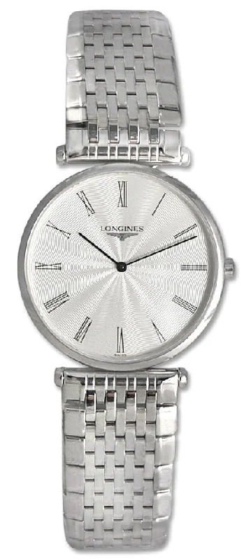 classic watches for men with large dials and leather straps -Longines La Grande Classique Stainless Steel Mens Ultra Thin Watch Watch L4.709.4.71.6