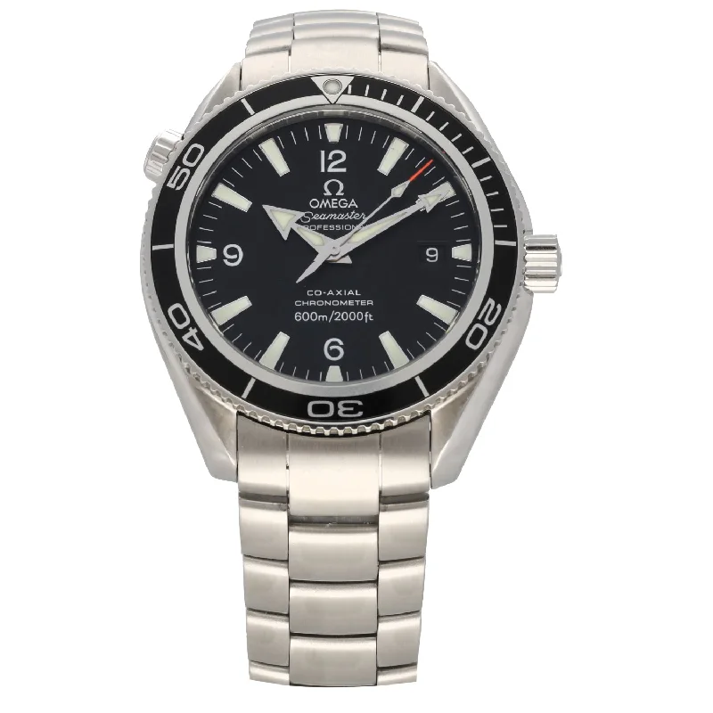 men's watches with innovative designs and durable materials -Omega Planet Ocean 168.1651 42mm Stainless Steel Watch