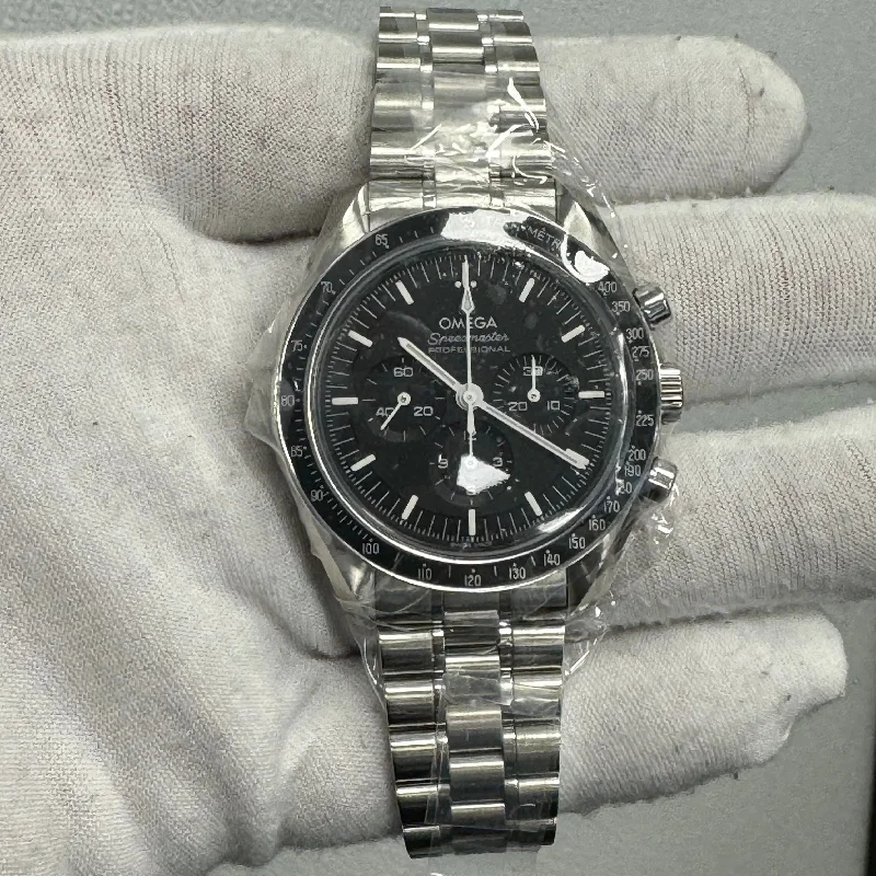 men's watches with intricate dials and modern, sporty designs -Omega Speedmaster 42mm Black Dial Ref# 310.30.42.50.01.002