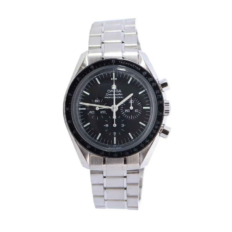 watches for women with slim faces and elegant crystal accents -Omega Speedmaster 42mm Black Dial Watch Ref# 3570.50.00