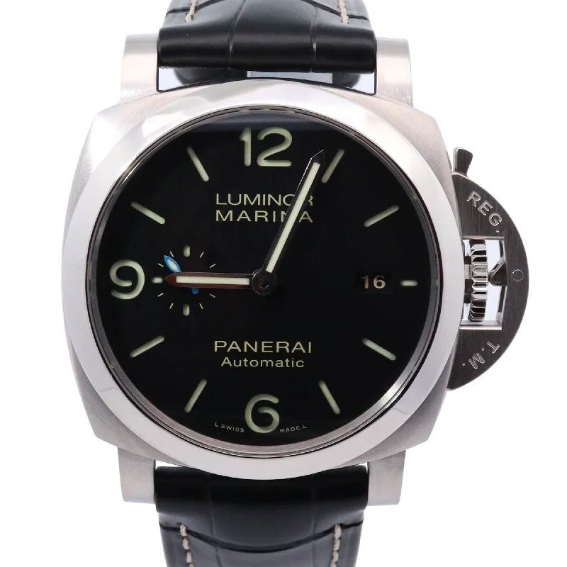 best sport watches for women with multi-sport tracking -Panerai Luminor 44mm Black Dial Ref# PAM01312