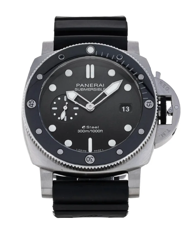 digital watches for men with innovative chronograph functions and GPS -Panerai Submersible QuarantaQuattro Men's Watch