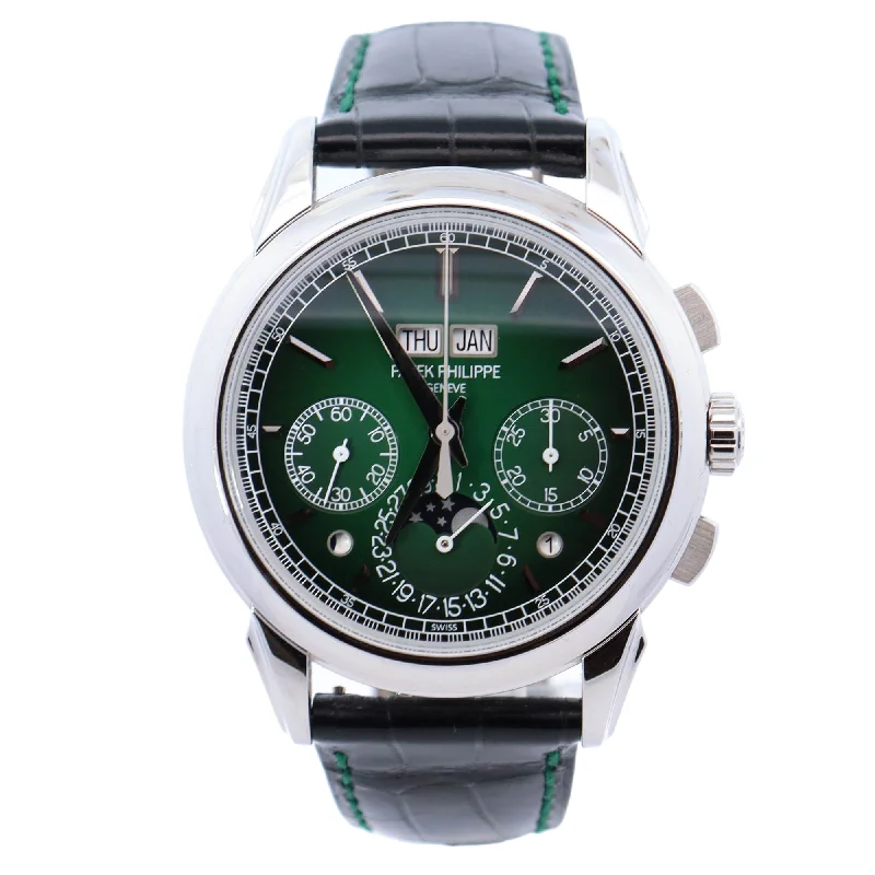 men's watches with large faces and multi-function digital features -Patek Philippe Grand Complications 41mm Green Dial Ref# 5270P-014