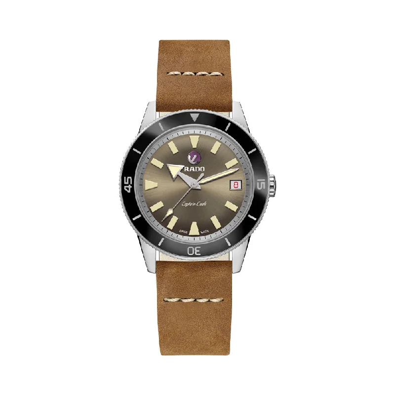 men's watches with high-tech features and classic design -Rado Captain Cook Automatic R32500315 Men Watch