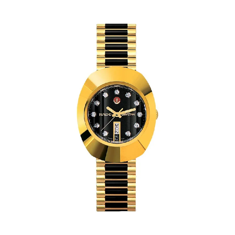 women's watches with metal bands and mother-of-pearl dials -Rado The Original Automatic R12413614 Men Watch