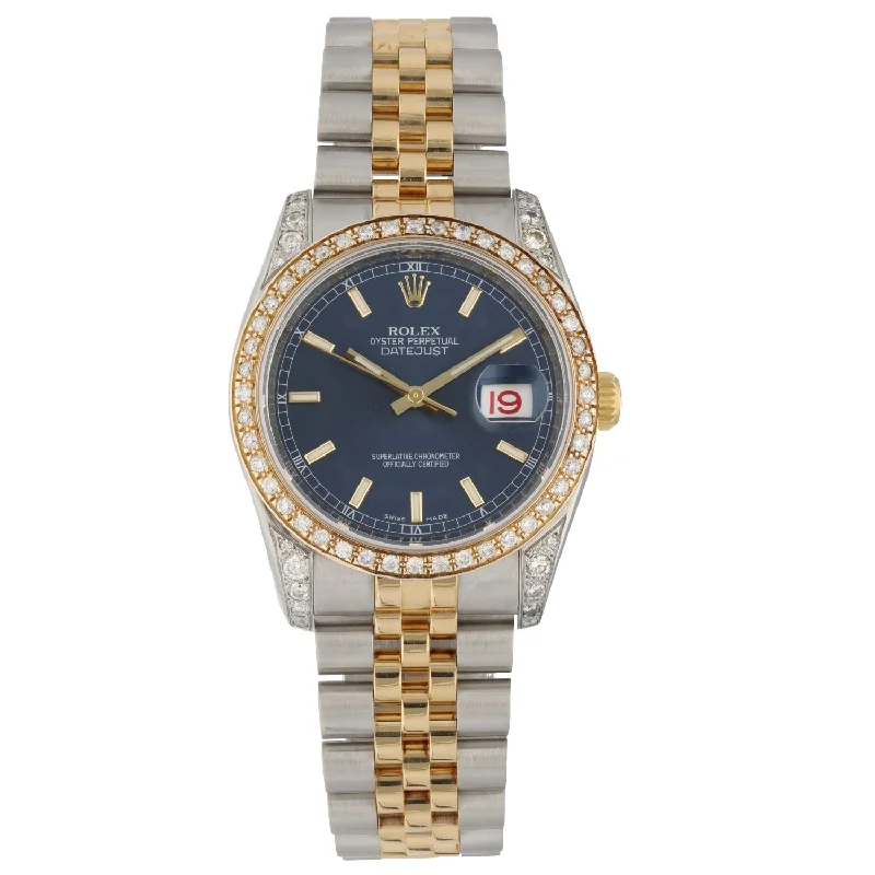 rugged sport watches for men with high water resistance and durability -Rolex Datejust 116203 36mm Bi-Colour Watch