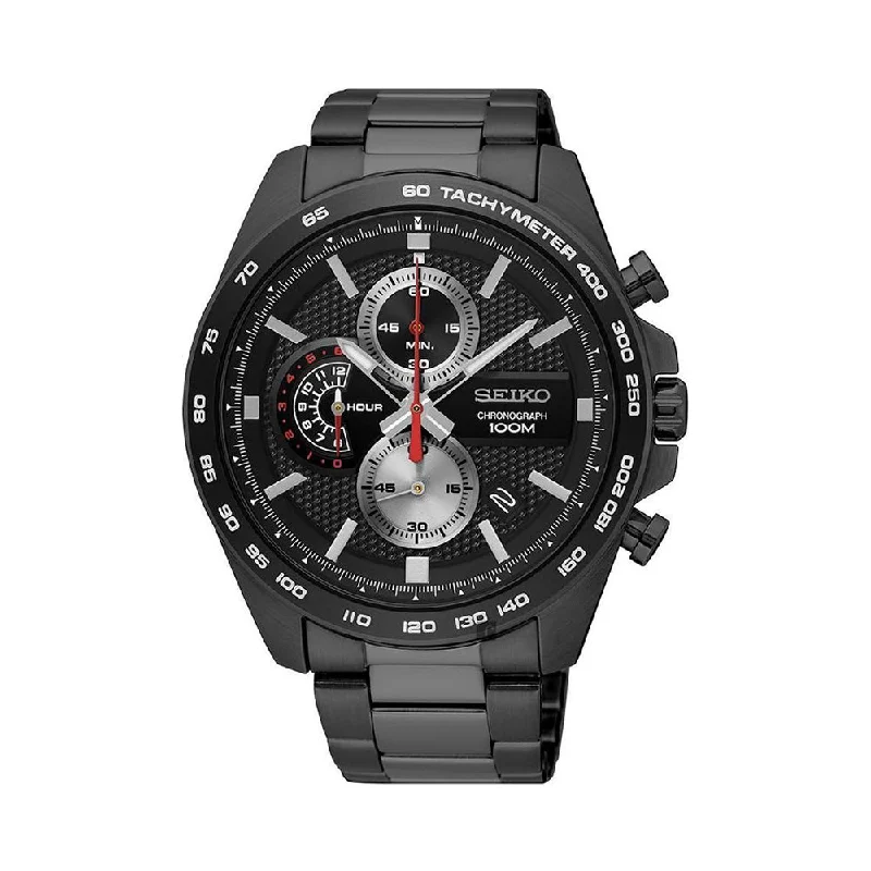 men's watches with large faces and multi-function digital features -Seiko Men Collection SSB283P1 Watch For Men