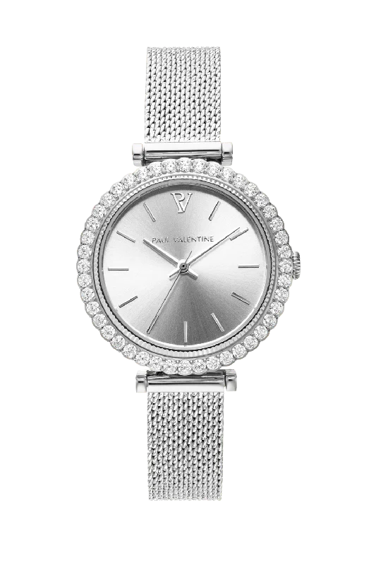 luxury women’s watches with high-quality stainless steel bands -Symphonia Silver