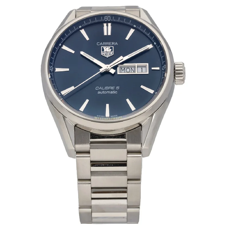 affordable watches for men with modern digital displays -Tag Heuer Carrera WAR201E 41mm Stainless Steel Watch