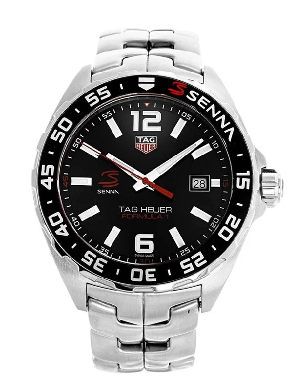 luxury smartwatches for men with advanced health features -Tag Heuer Formula 1 Senna Special Editions Mens Watch