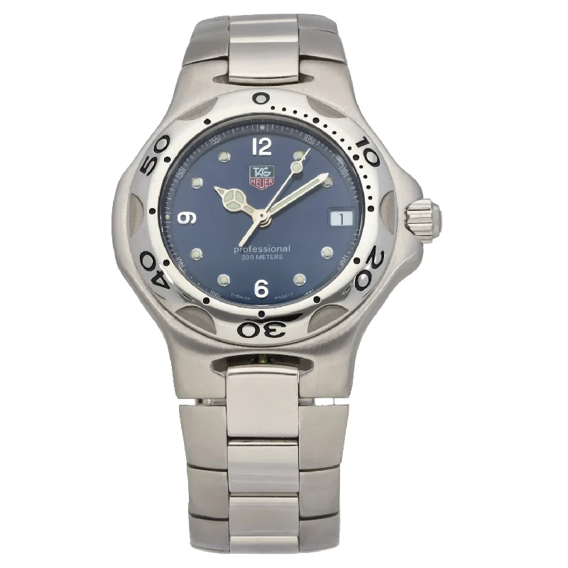 stylish sport watches for women with multi-sport features -Tag Heuer Kirium WL1213 34mm Stainless Steel Watch