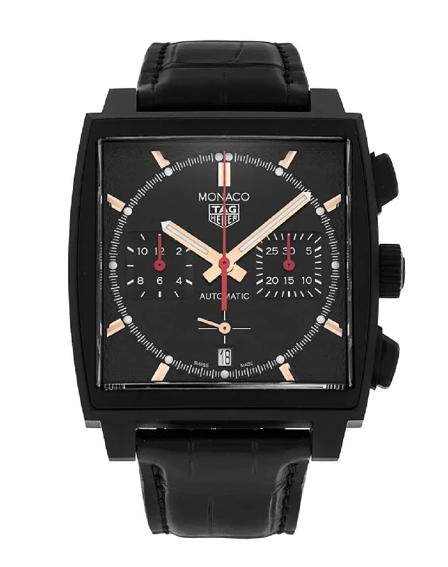 men's watches with multi-functional chronograph and stylish metal bands -Tag Heuer Monaco Titanium Special Edition Men's Watch